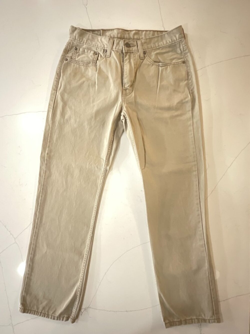 Levi's 514 Men's 32x30 Straight Fit Khaki Tan Pants